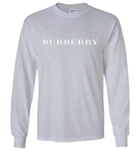 burberry long sleeve t shirt women|long sleeve burberry t shirt.